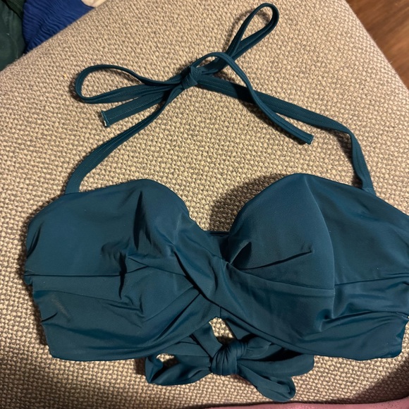 Teal Bandeau Bikini Top - Picture 5 of 6